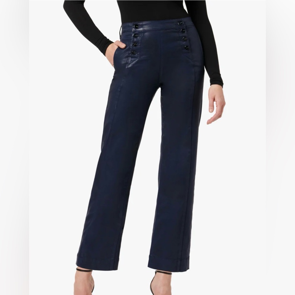 Never Been Worn- Joe Jeans-  Navy Waxed Sailor Pants- Size 26